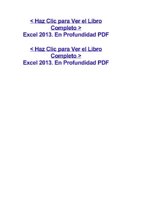 Excel 2013 En Profundidadpdf