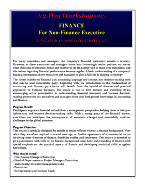 Finance for Non Finance Executive ppt