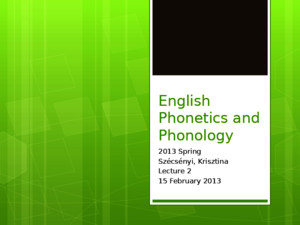 2_exam1_English Phonetics and Phonology phonetics vs phonology_consonantspptx