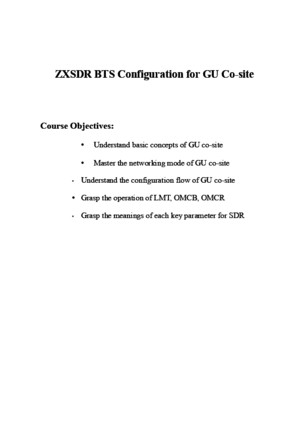 2GU_OC01_E1_0 ZXSDR Configuration for GU Co-Site(V40030) 162