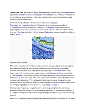 Gempa Bumi Jawa Juli 2006