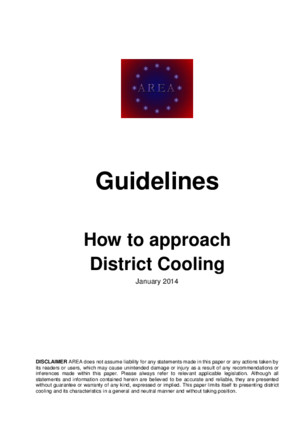 Guidelines District Cooling