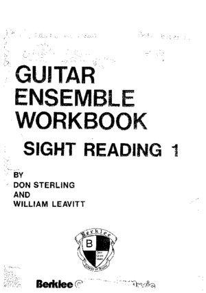 Guitar Ensemble Workbook Sight Reading Berklee School of Music(1)