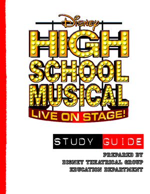 High School Musical Study Guide- Pt 1