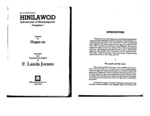Hinilawod Tarangban i Pages 1 to 88