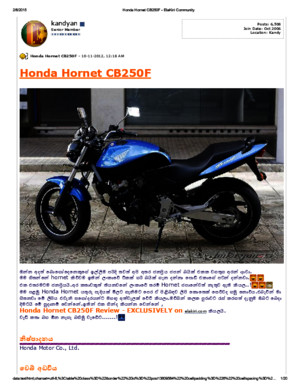 Honda Hornet CB250Fpdf