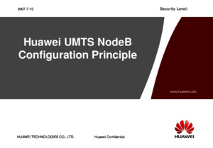 Huawei UMTS NodeB Configuration Principle-V5[1]0(E)-20070715