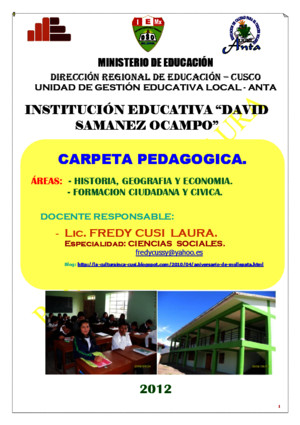 I PARTE Carpeta Pedagogica 2015