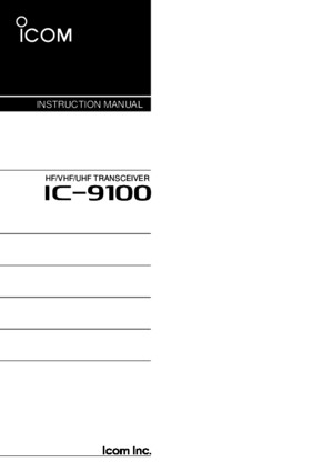 Ic 9100 Manual