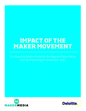 Impact of the Maker Movement