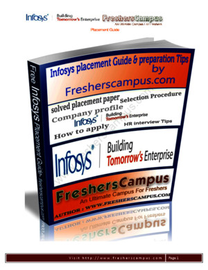 Infosys Placement Guide by Fresherscampus