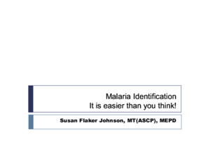 #4 Malaria Identification