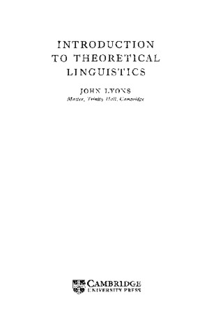 INTRODUCTION TO THEORETICAL LINGUISTICS - JOHN LYONSpdf