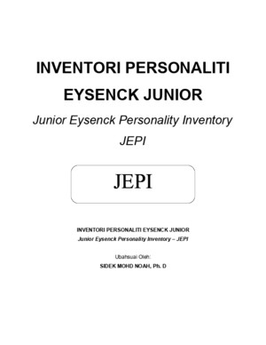 Inventori Personaliti Eysenck Junior-jepi