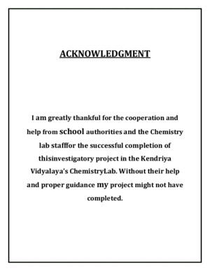 Investigatory Project Chemistry Class XII