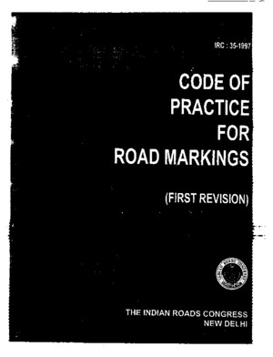 IRC-35-(Road markings Ist revision code of practices)pdf