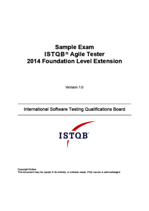 ISTQB Agile Tester Sample Exam v10