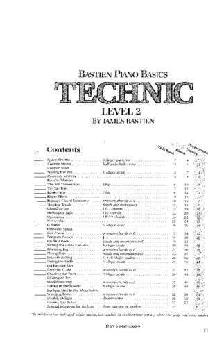 [James Bastien] Bastien Piano Basics Level 2Tec(BookFi)