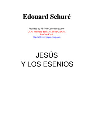 Jesus y Los Esenios