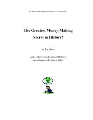 Joe Vitale-Greatest Money Making Secret in History