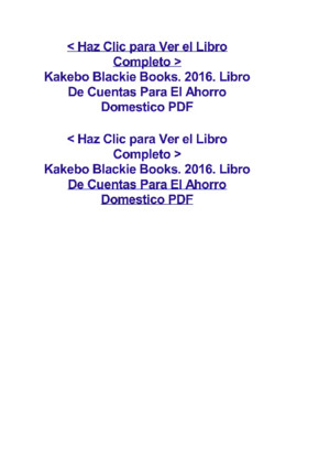 Kakebo Blackie Books 2016 Libro De Cuentas Para El Ahorro Domesticopdf
