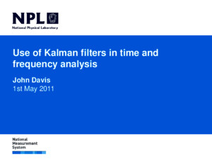 Kalman Filters in Time and e Frequency Analysis