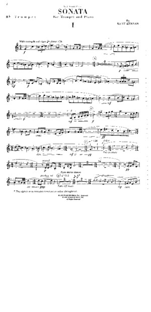 Kennan Trumpet Sonata Per Tromba E Piano PDF