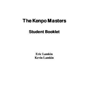 Kenpo Manual