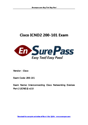 Latest-Cisco-EnsurePass-ICND2-200-101-Dumps-PDFpdf