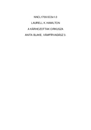 Laurell K Hamilton Anita Blake 3docx
