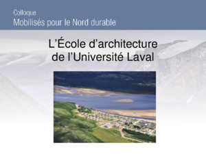 LÉcole darchitecture de lUniversité Laval Les défis dune Alliance de recherche universités-communautés (ARUC) le cas de lARUC Tetauan Par André Casault,