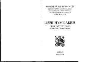 Liber Hymnarius