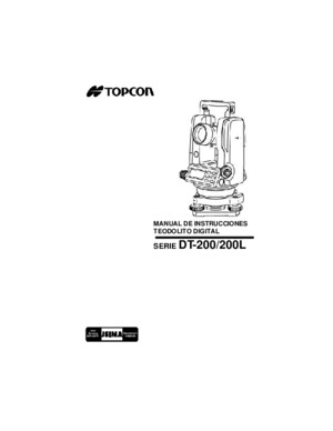 56178877 Topcon Manual Teodolito Serie DT 200