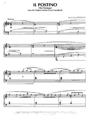 Luis Bacalov - Il Postino - Piano