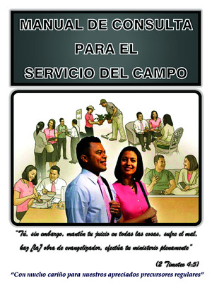 Manual de Consulta Para El Servicio Del Campo (Sin Nombre de Congregación)