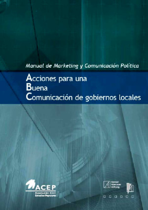 Manual de marketing y comunicacion politica accion para una buena comunicacion de gobiernos korneli kristhop