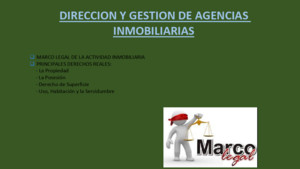 Marco Legal de La Actividd Inmobiliaria 