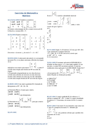 Matematica Gabarito Resolucoes Matrizes Exercicios 2