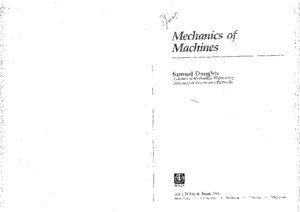 Mechanics of Machines Samuel Doughty
