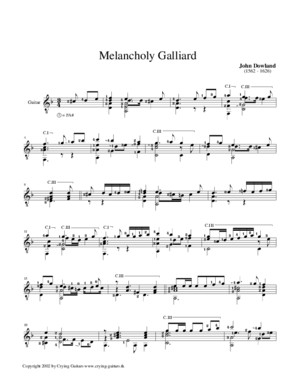 Melancholy Galliard