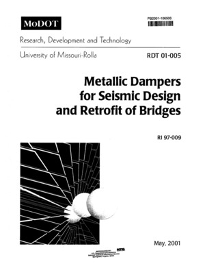 Metallic Dampers for Seismic Design and Retrofit of Bridges