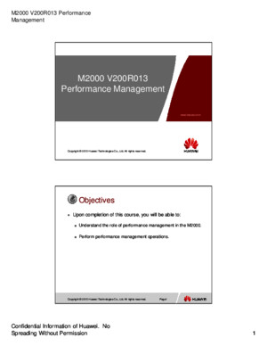 Microsoft PowerPoint - 08 OEO207020 iManager M2000 V200R013 Performance Management ISSUE 1