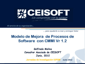 Modelo de Mejora de Procesos de Software (CMMI)