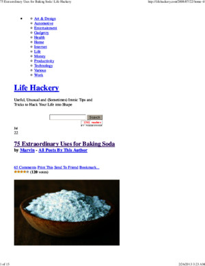 75 Extraordinary Uses for Baking Soda Life Hackery