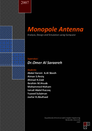 Monopole Antenna Project