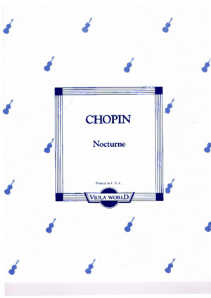 Nocturne C sharp minor No 20 F Chopin Viola & Piano