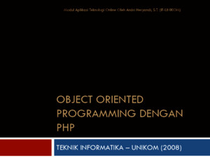 Object oriented programming With C#