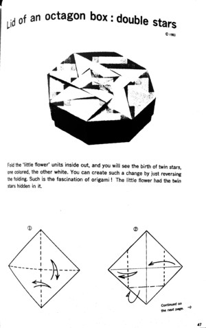 Octagon Origami Box