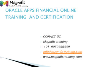 Oracle apps financial online training and hyderabad