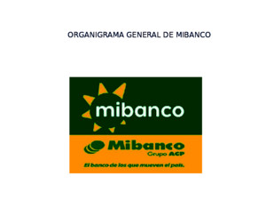 Organigrama General de Mibanco
